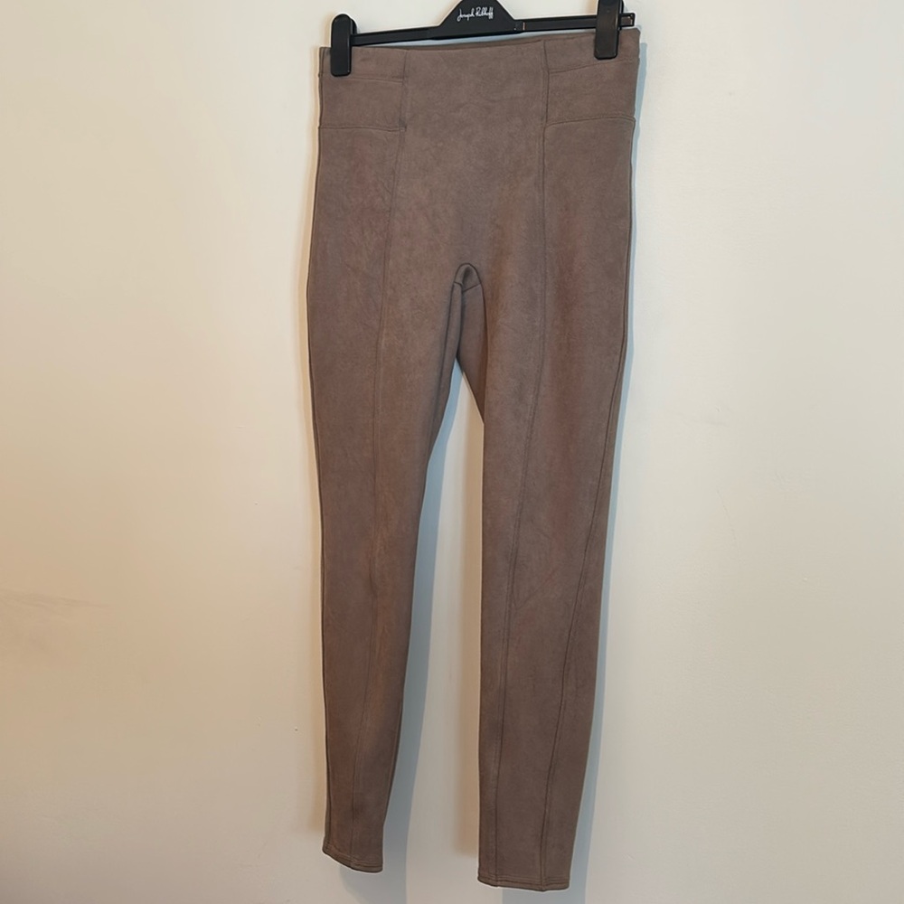 Spanx faux suede leggings